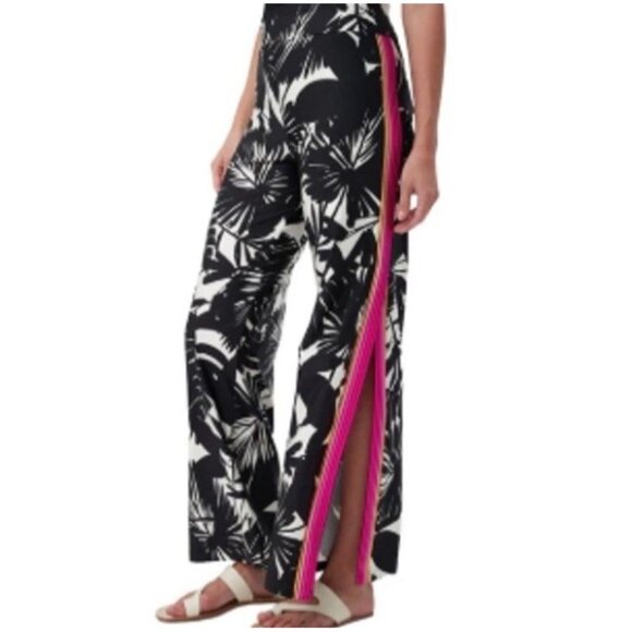 Trina Turk Lennox Wide Leg Swim Cover Pants SZ L - Picture 1 of 8
